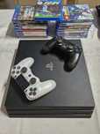 Ps4 PRO 1 TB+2 controllere+15 jocuri
