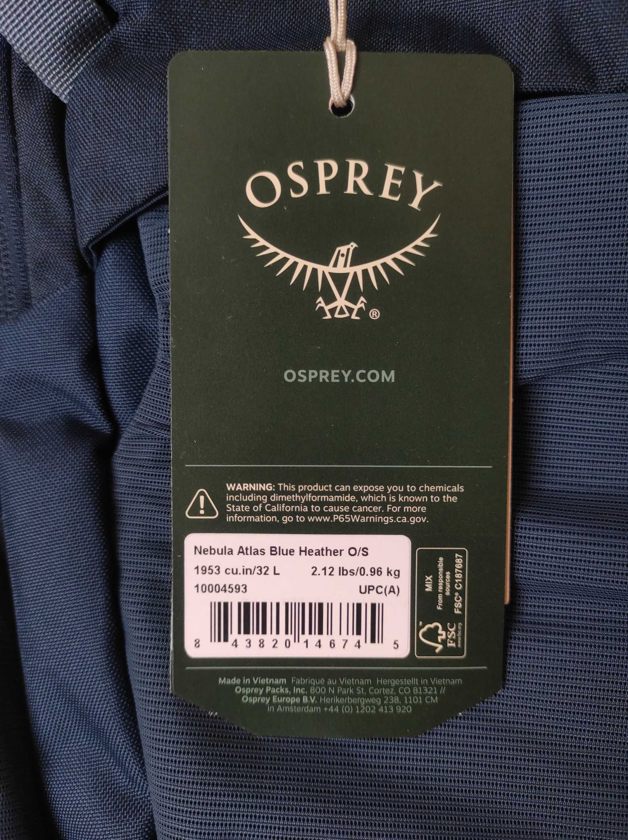 Раница - Osprey NEBULA / 32 литра (нова)