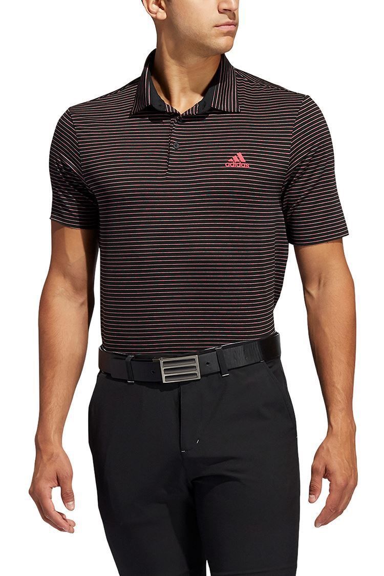 adidas Ultimate365 Space dye stripe golf polo shirt