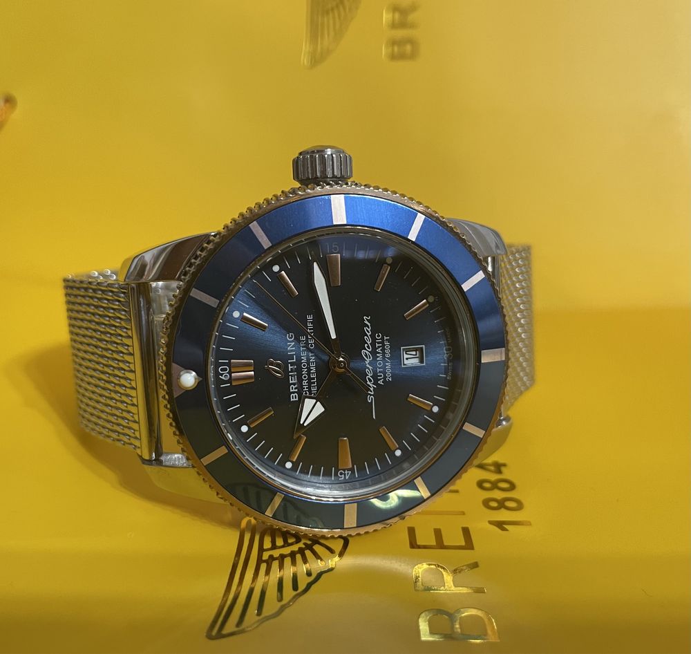 Breitling Superocean Heritage 46 Automatic, dual tone. Poze reale!