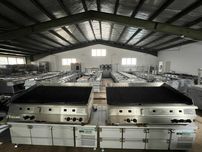 FALCON UK - Gratar roca vulcanica GAZ + masa rece 1500 x 700 mm