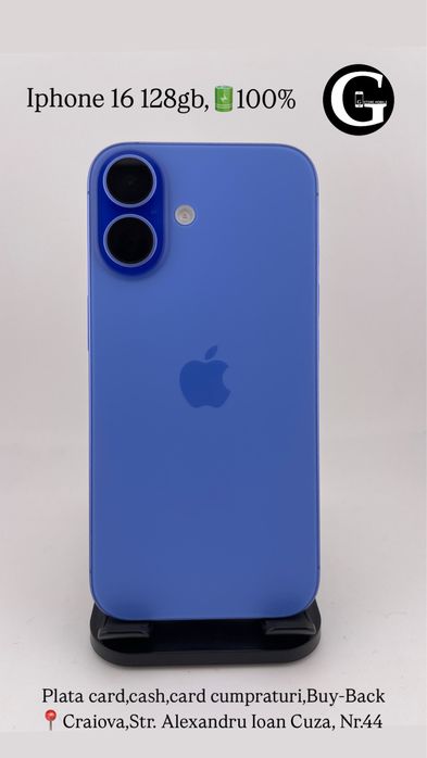 G Store Mobile! OFERTA: iPhone 16 128 GB,97%!