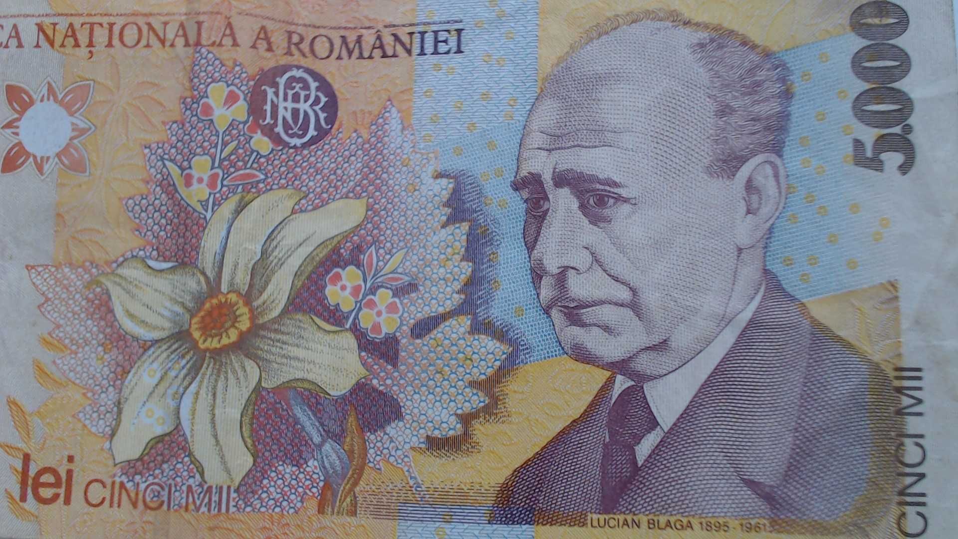 Bancnota 5000 lei BNR din 1998