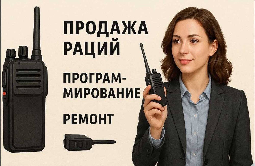 Продажа ремонт радиостанций раций