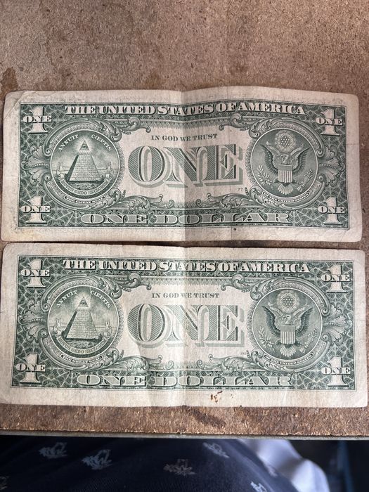 Vand bagnote 1 dolar