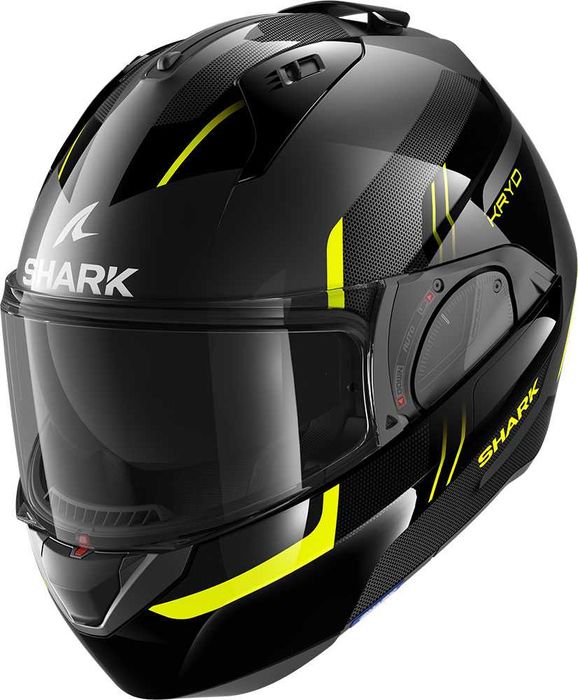 Каска Shark Evo ES Kryd White Black Red/Antrahcite BLACK RED/Yellow