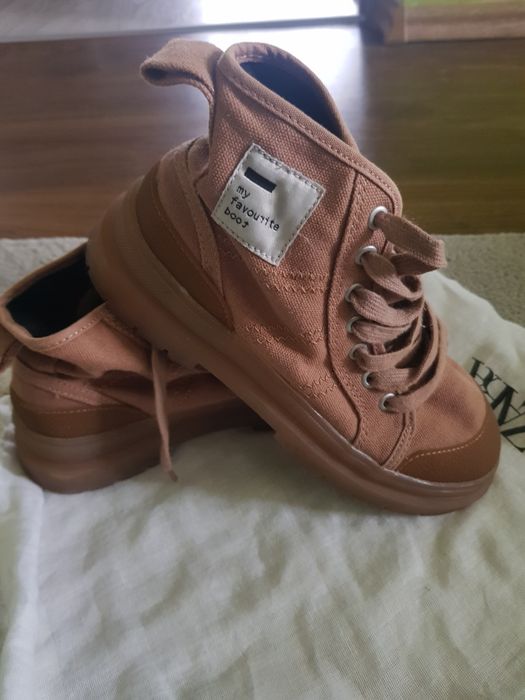 Ghete ZARA textile de primavara, fete, nr.32