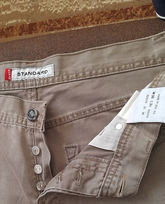 Blugi bărbătești LEVI'S, bej ,standard