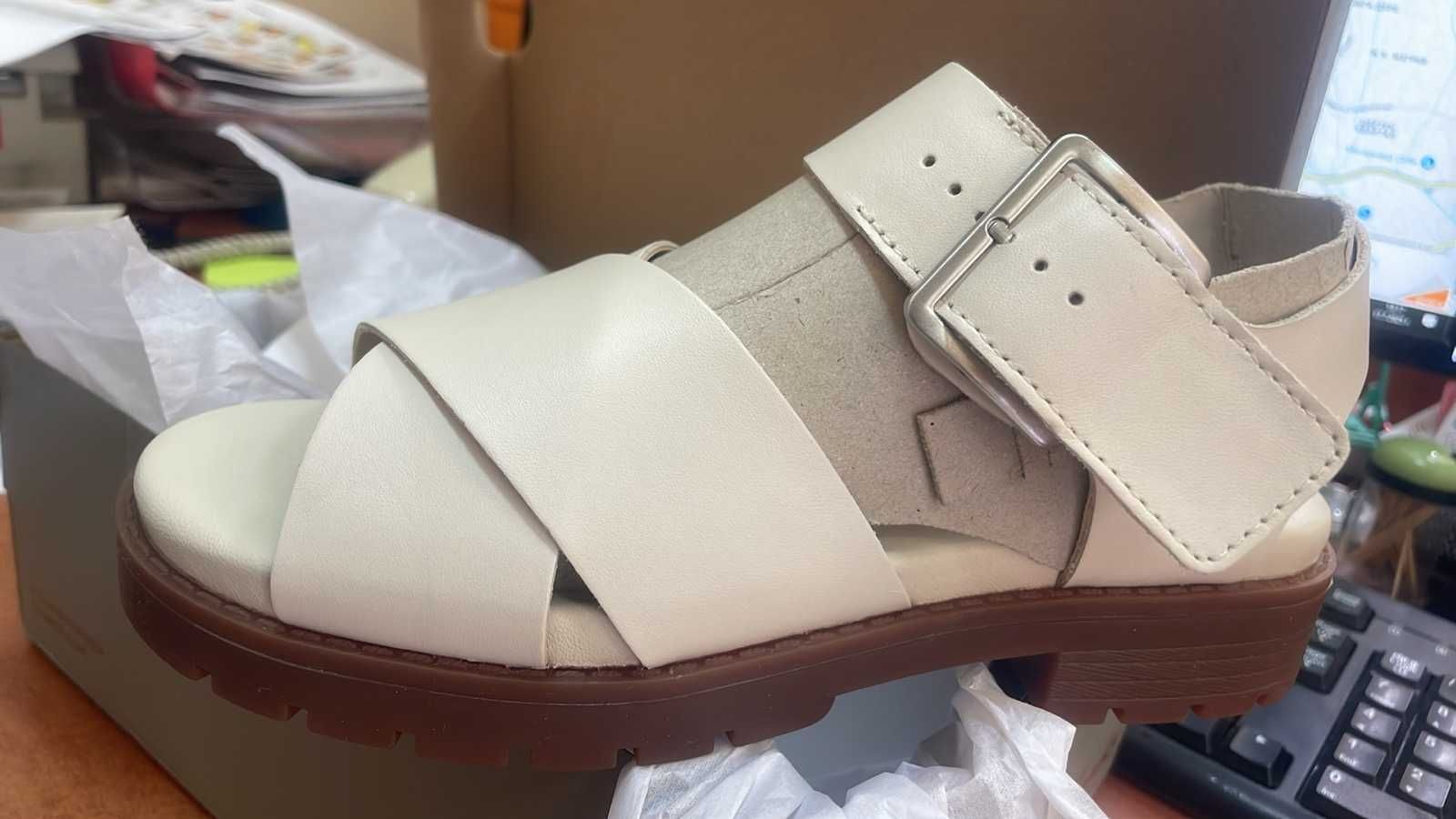 Дамски сандали кожа Clarks artisan