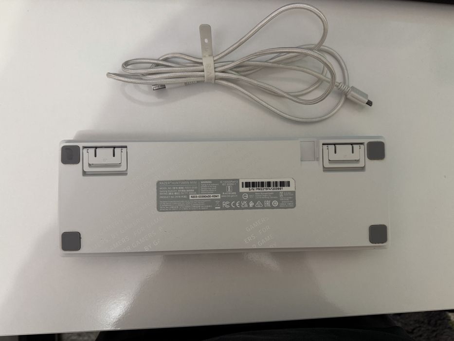 Механична клавиатура Razer- Huntsman Mini, Optical Red, Mercury