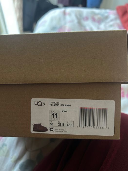 Ugg кафяви 28.5 носени веднъж