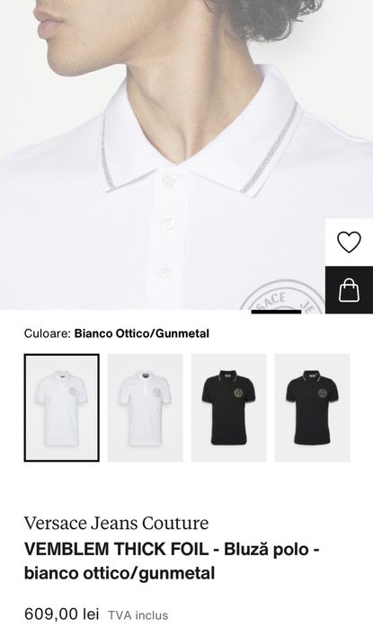 Tricou Polo Versace Jeans Couture
