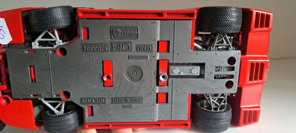 Machetă Ferrari F40 (1987) – Bburago, scara 1:18, Made in Italy