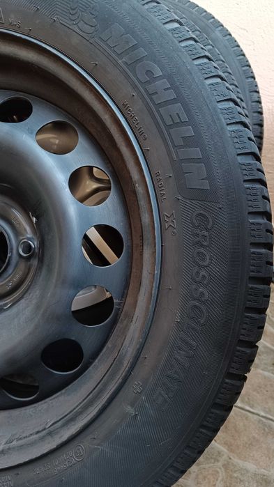 Roti otel cu anvelope Michelin M+S set complet 16'' opel crossland x