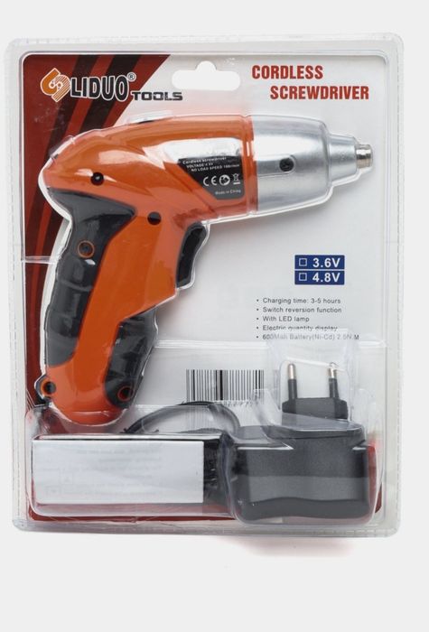 Akkumulyatorli otvyortka to'plami