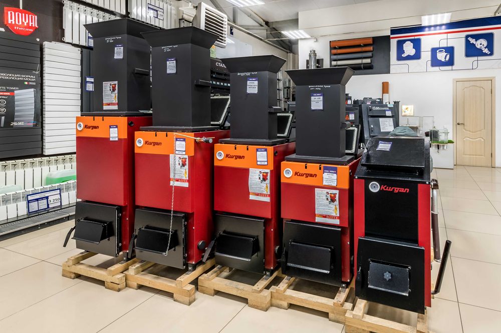 Котел твердотопливный Курган от 10 квт до 45 квт, Рассрочка, доставка