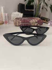 Черни слънчеви очила “котешко око”