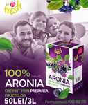 Vand suc de Aronia 3L  presat la rece