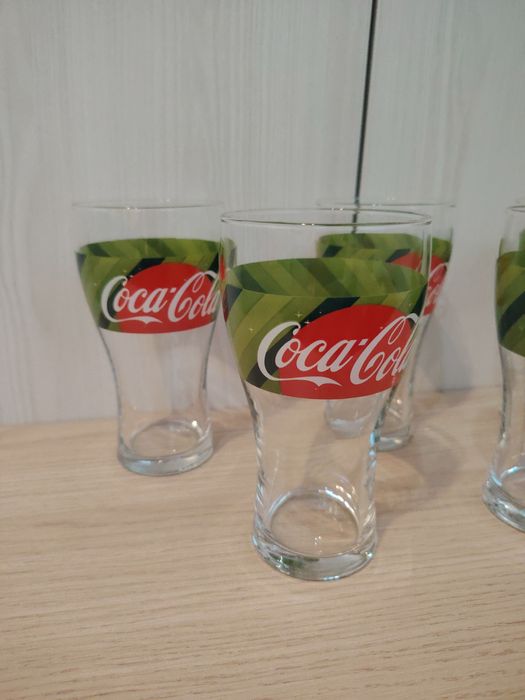 Set de 6 pahare coca cola