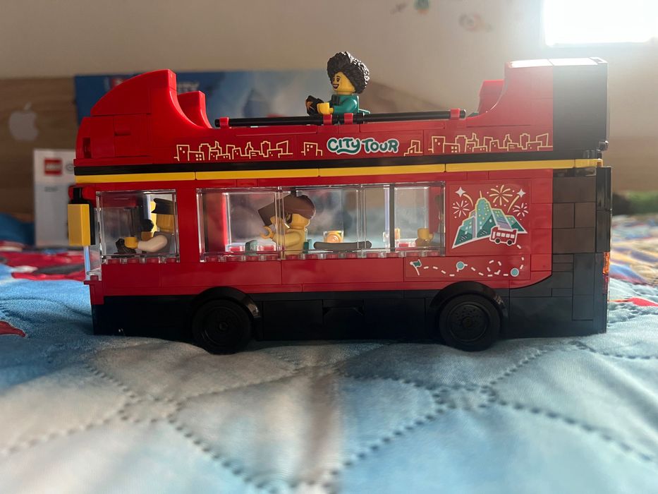 LEGO® City 60407 - Червен двуетажен автобус за обиколка