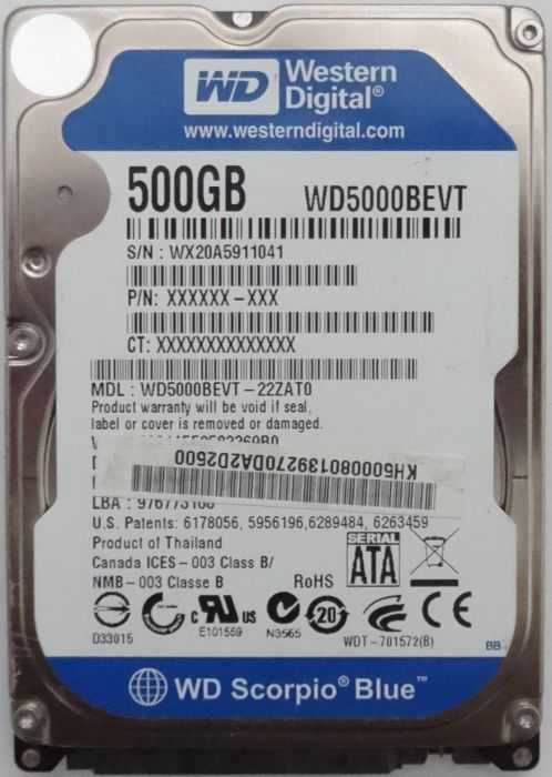 RAM памет, хард HDD 500GB, 1TB & 2TB