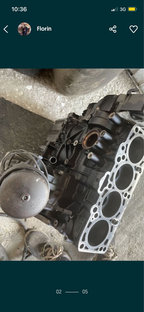 Bloc motor audi a4 b7 1.9 un singur ax cu came