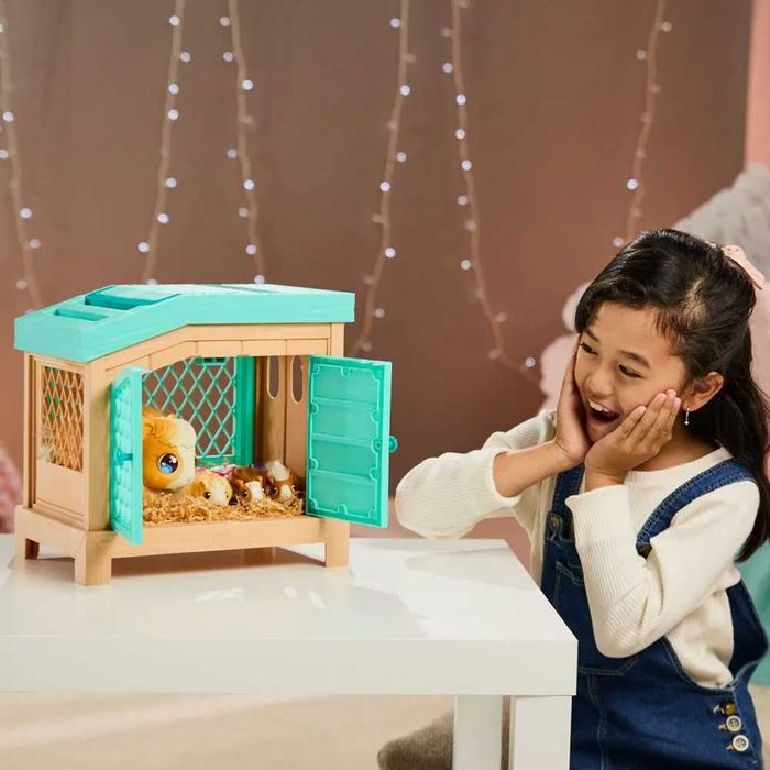 Little Live Pets Морско свинче с 3 изненади Интерактивен Хамстер