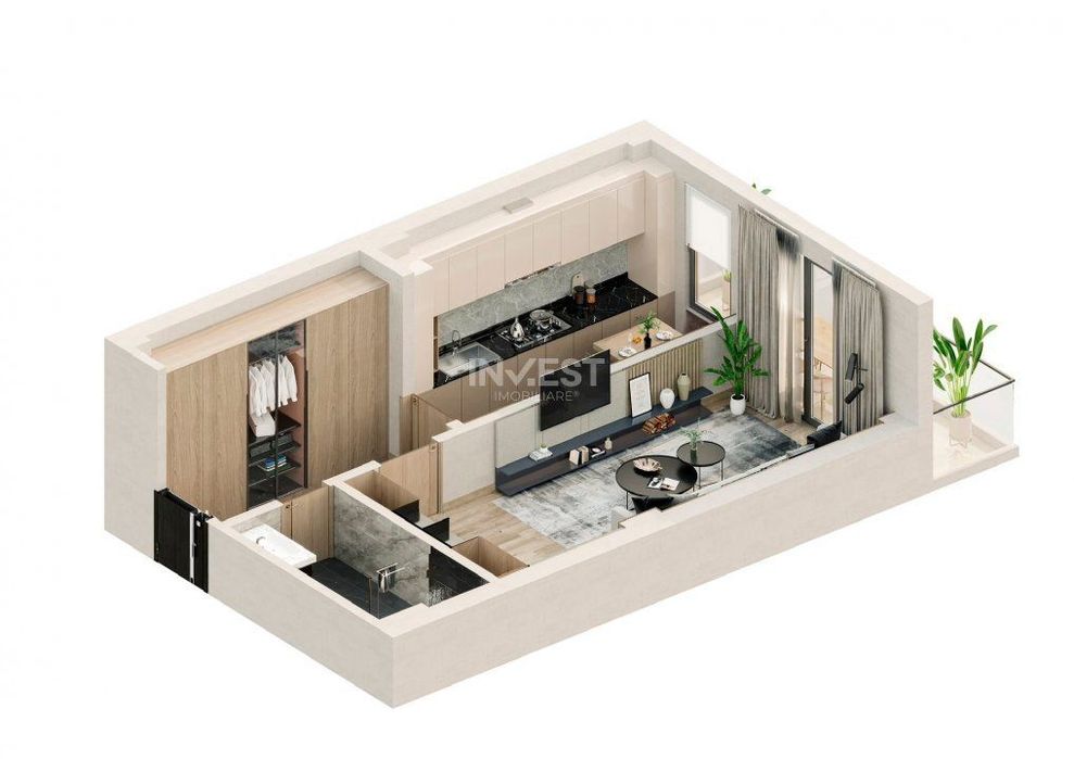 Comision 0%! 1 Camera Decomandat Bloc Nou Mall Moldova