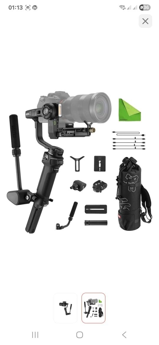 Стедикам Zhiyun Weebill 3S Combo