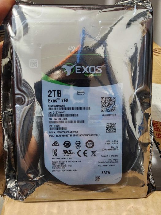 Hdd, xard 2tb Seagate Exos (Res)