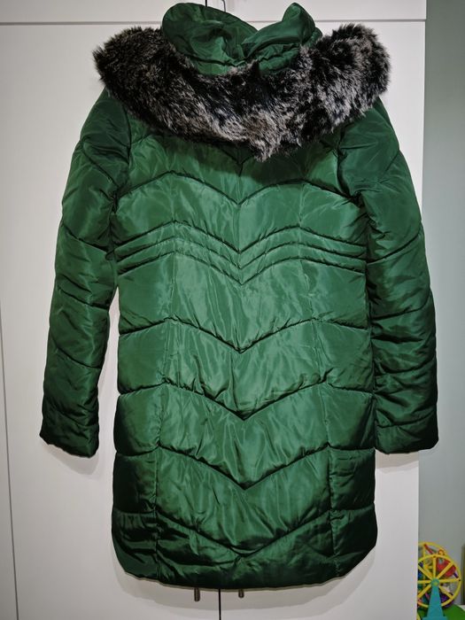 Зимно зелено яке