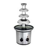 Fantana de ciocolata din inox cu 4 etaje NOU 41 x 22 cm
