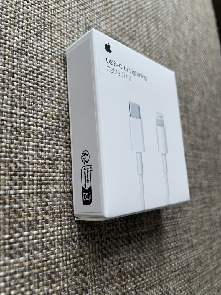 Зарядка оригинал быстрая Type-C lightning iPhone Apple шнур