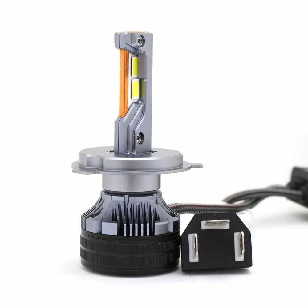 Н4 LED xenon крушки, 65W, Canbus 6000K, комплект, БЕЗПЛАТНА ДОСТАВКА