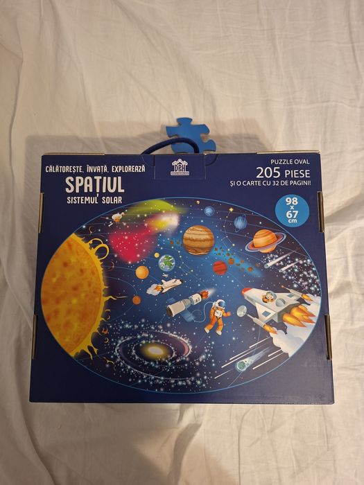 Puzzle "Calatoreste,invata,exploreaza Spatiul,Sistemul Solar"