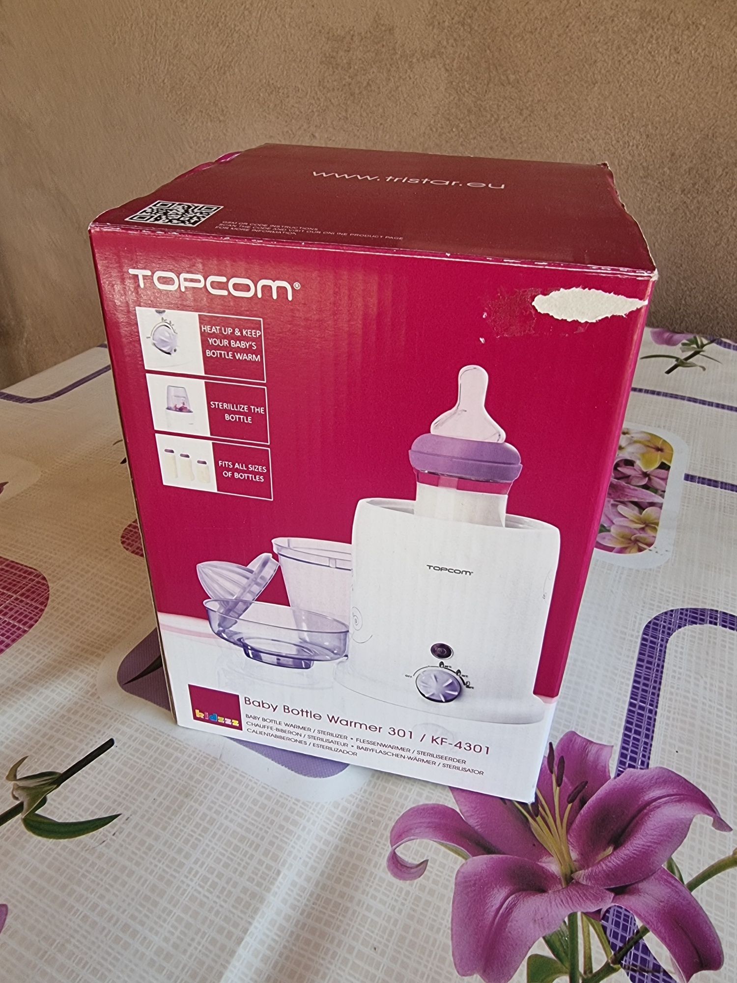Incalzitor Si Sterilizator De Biberoane 3 In 1 Topcom.
