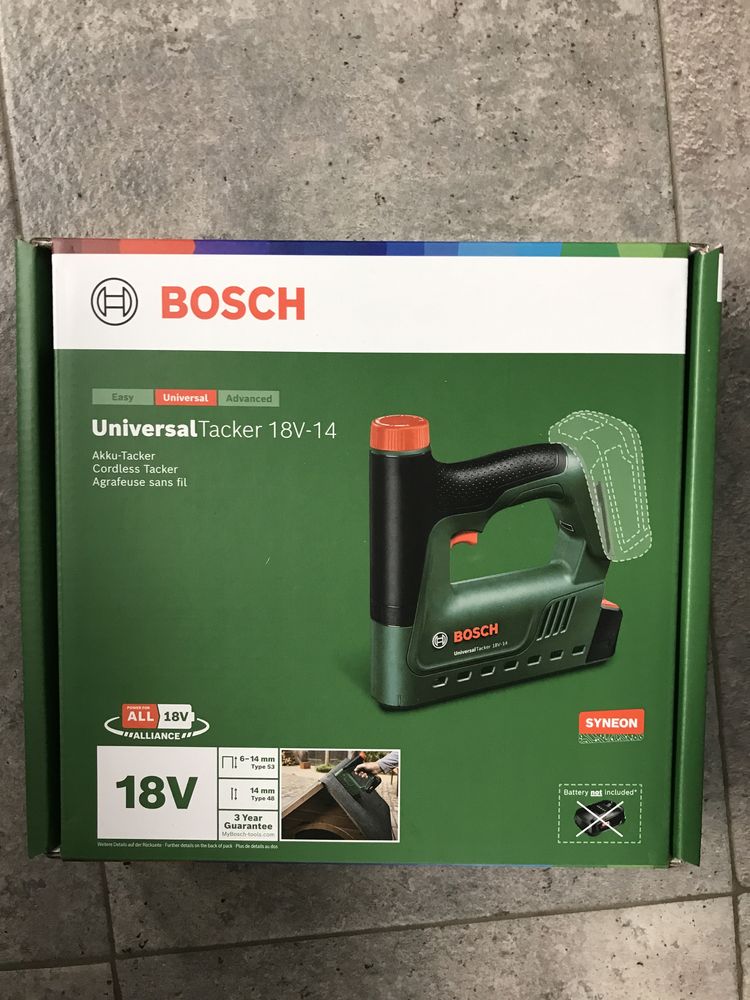 Capsator pe acumulator Bosch 18v