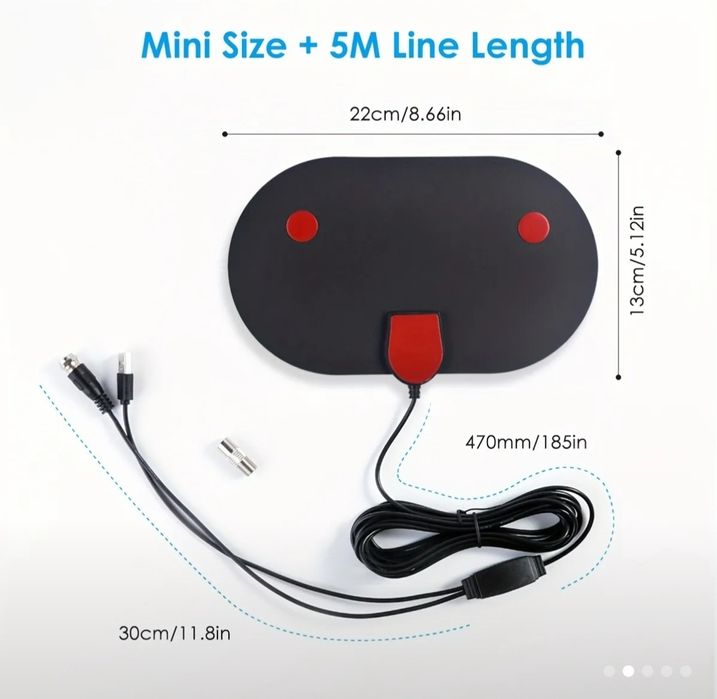 Antena TV Digitală 4K Ultra HD pentru rulota