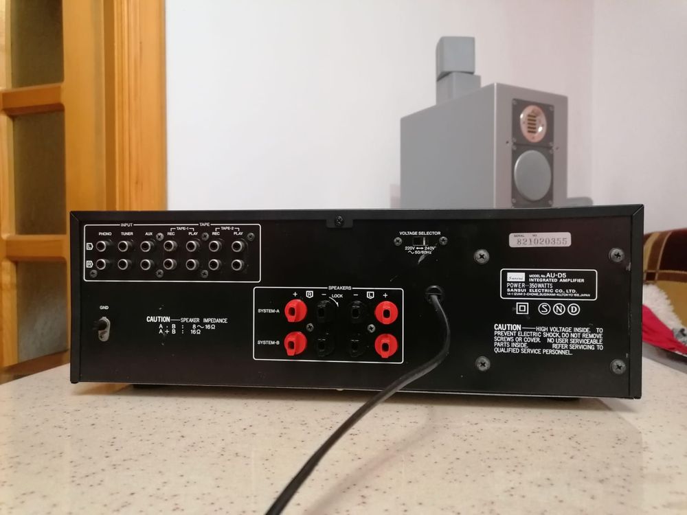 Amplificator SANSUI AU D5 Made in Japan revizuit complet