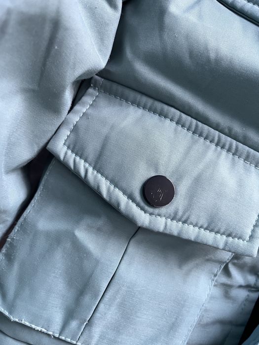 Детско зимно яке цвят мента