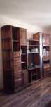 Biblioteca din lemn de nuc