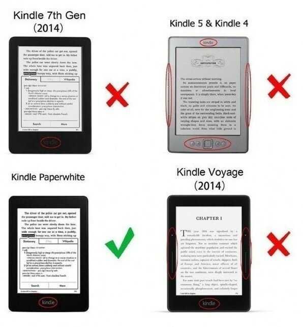 Husa Smart Amazon Kindle Paperwhite 1 2 3 + folie + stylus