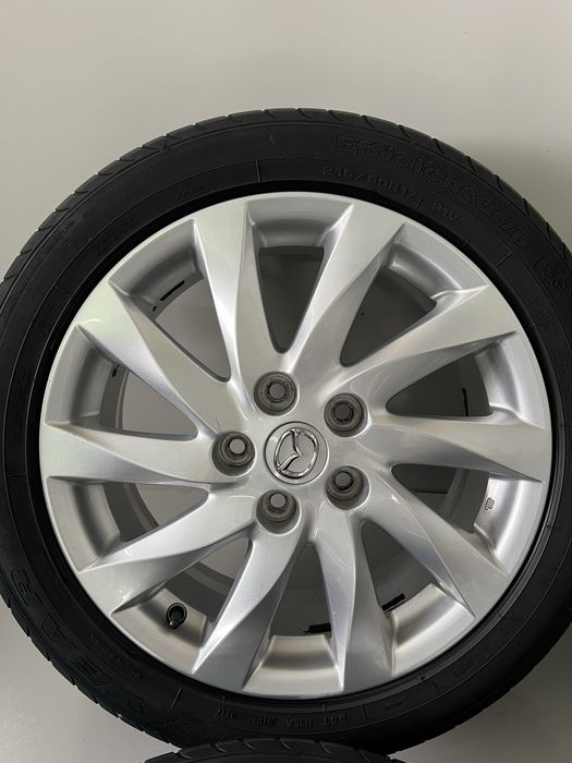 Оригинални джанти 17 цола 5х114,3 за Мазда 6 с летни гуми 215/50/17