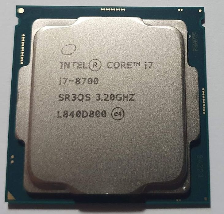 procesor desktop i7 8700 +ventilator cu suport prindere complet schimb