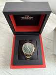 Tissot Chrono XL Classic, Green Face, Two Tone Gold Bracelet
