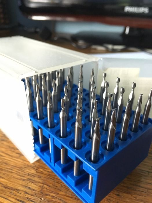 Freza carbura / vidia cnc cablaje plastic router end mill
