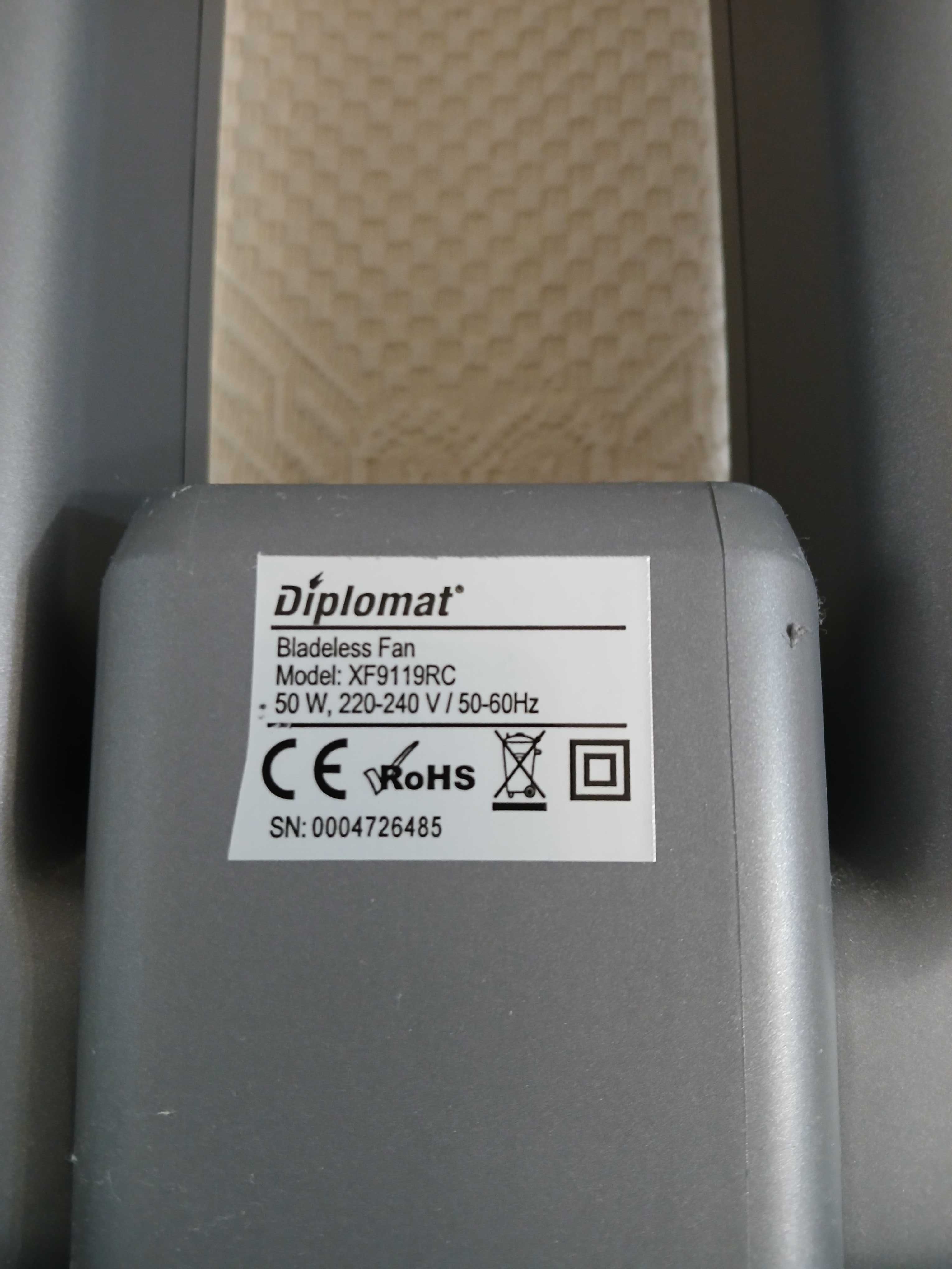 Вентилатор кула Diplomat XF911RC
