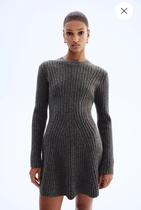 Рокля с дълъг ръкав H&M