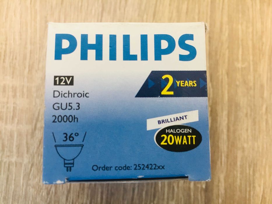 Set 7 becuri halogen 12 volt, 20 Watt, dulie GU5.3