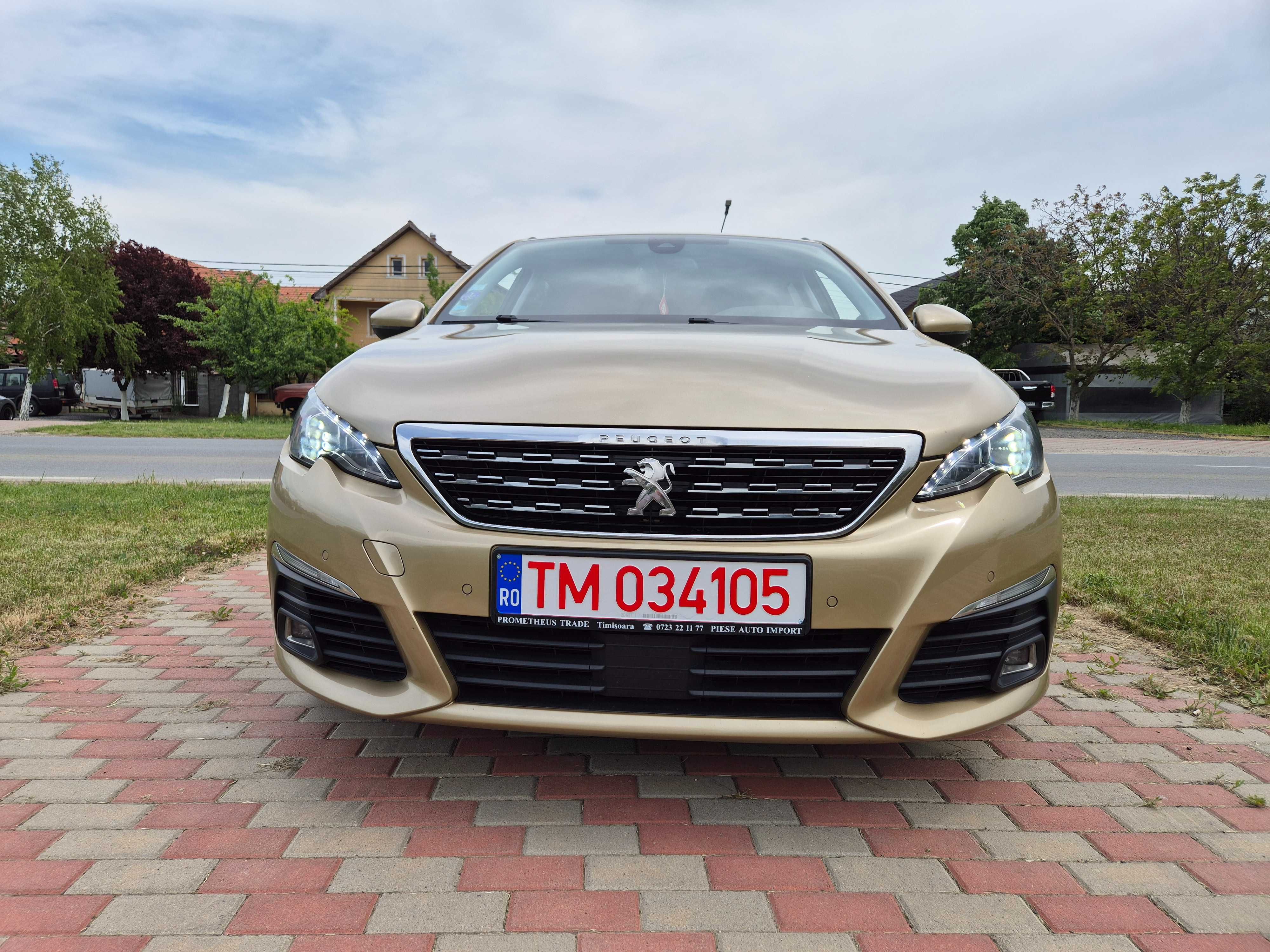 PEUGEOT 308,an 2017, 1,2  automat,161500 km, full,option,ÎNMATRICULATĂ